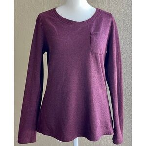 Naturals Brushed Cotton Scoop Neck Top - S